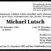 Lutsch Michael 1924-2000 Todesanzeige